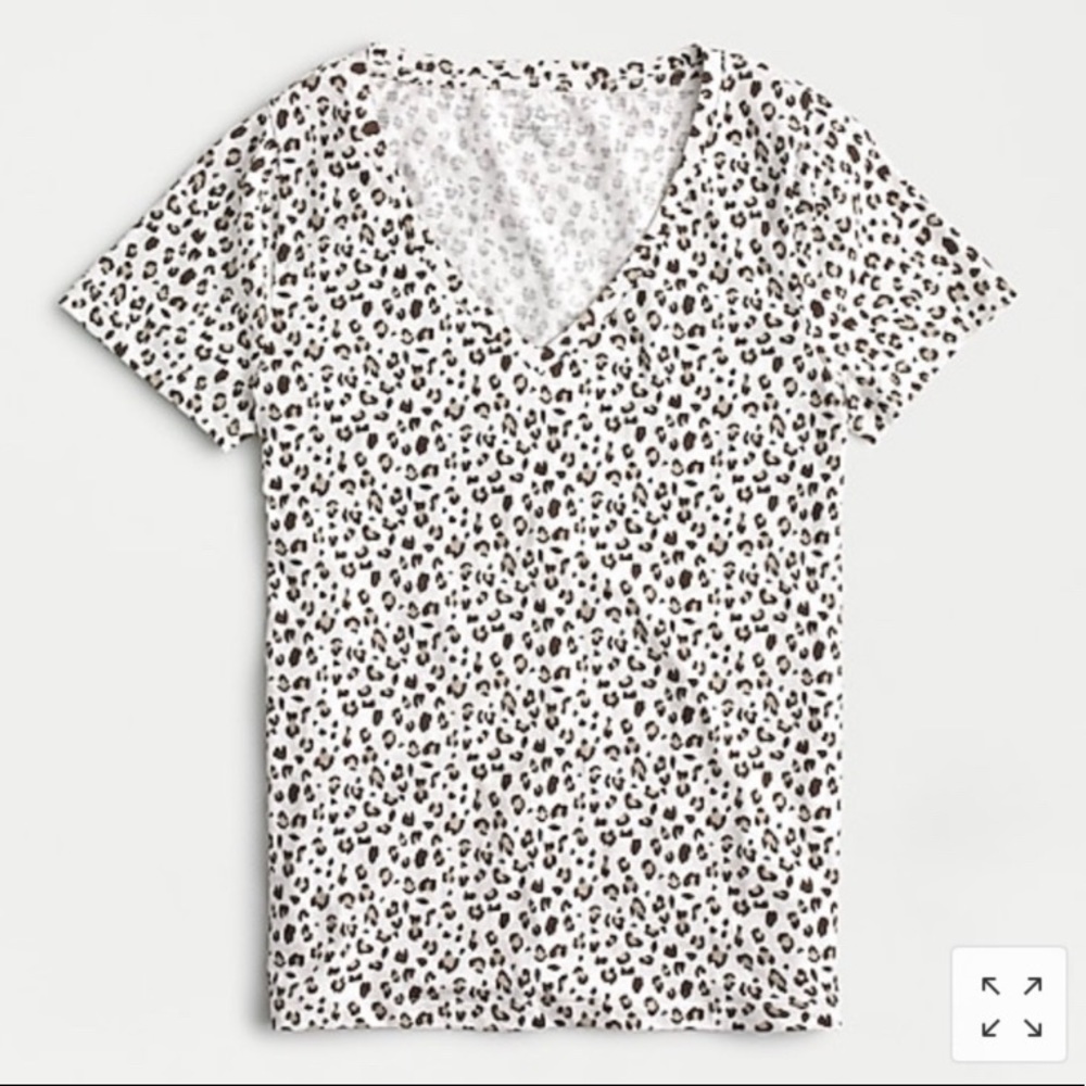 J. Crew Vintage Cotton T-shirt in Leopard